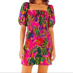 Farm rio toucan mini dress